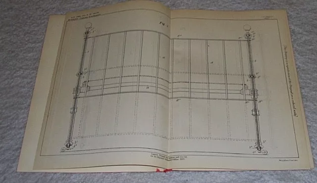 IMPROVEMENTS IN METALLIC COTS PATENT HOSKINS HOSKINS and SEWELL BORDESLEY 1894