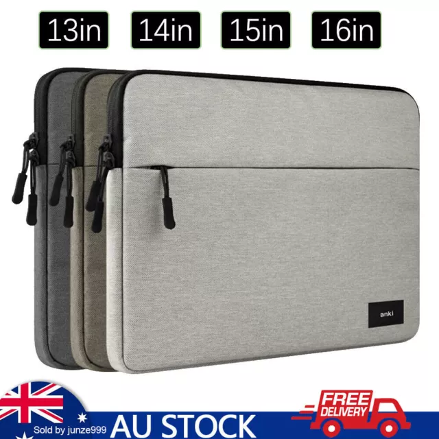 New Laptop MacBook NoteBook Sleeve Bag Travel Carry Case Cover 13 14 15 16 Inch