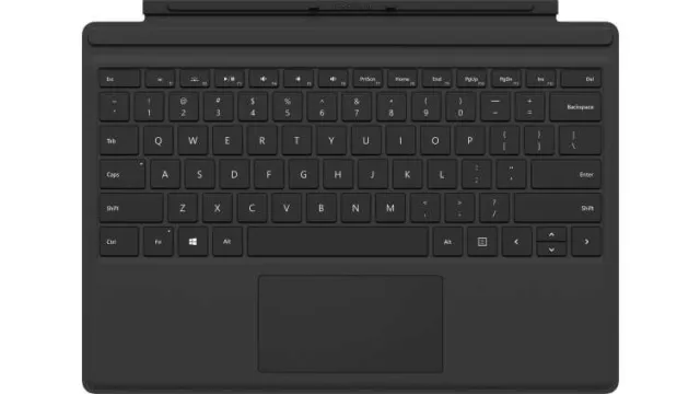 Microsoft Surface Pro Type Cover Keboard with Trackpad and Spanish Cover Port