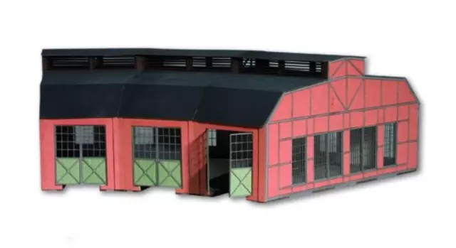 Noch HO OO Gauge Roundhouse 3 Stall Bay Road Engine Locomotive Shed 66210