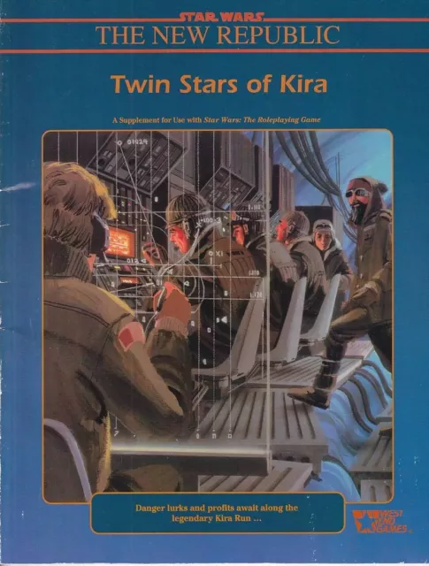 42738: West End Games STAR WARS: TWIN STARS OF KIRA RPG #1 VF Grade