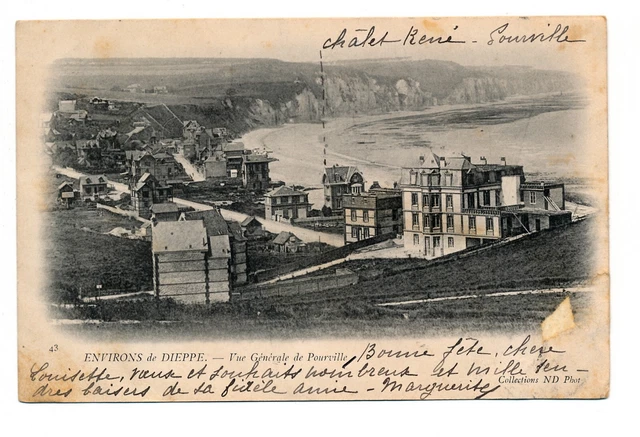 C13832 - Une Carte Postale Ancienne - POURVILLE - Vue Générale de Pourville