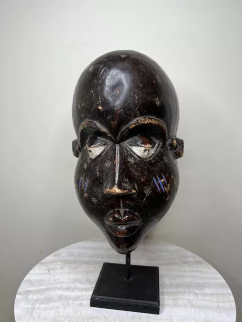 Yombe mask Congo drc zaire tribal art african old African 14" X 7"