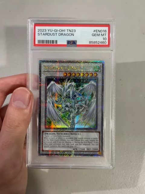 YUGIOH PSA 10 2023 Stardust Dragon TN23-EN016 Quarter Century Rare