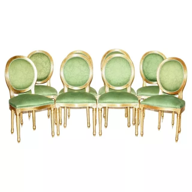 Eight Antique Louis Xvi Style Dining Chairs From Lady Diana's Spencer House 8 Eight Antique Louis Xvi Style Dining Chairs From Lady Diana's Spencer House 8