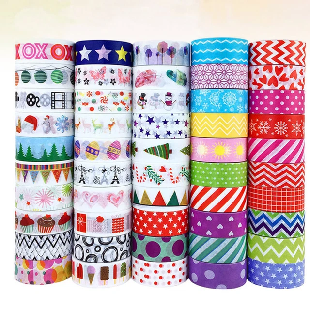 25 Pcs Japan Paper Tape Sticky Paper Tape Stickers Scrapbooking Decorate