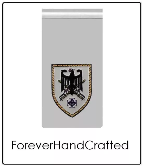 ForeverHandCrafted GERMAN EAGLE Money Clip - silver germany imperial standard