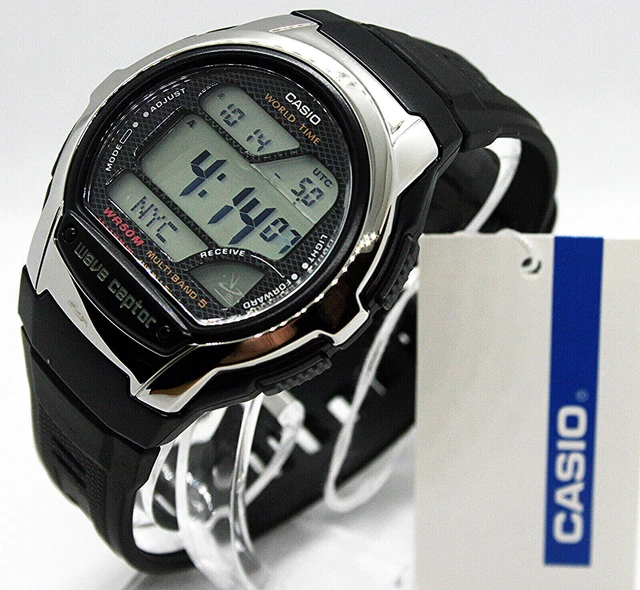 Cinturino Originale Casio In Resina Nera Per Orologi WV-58 - Foto 6