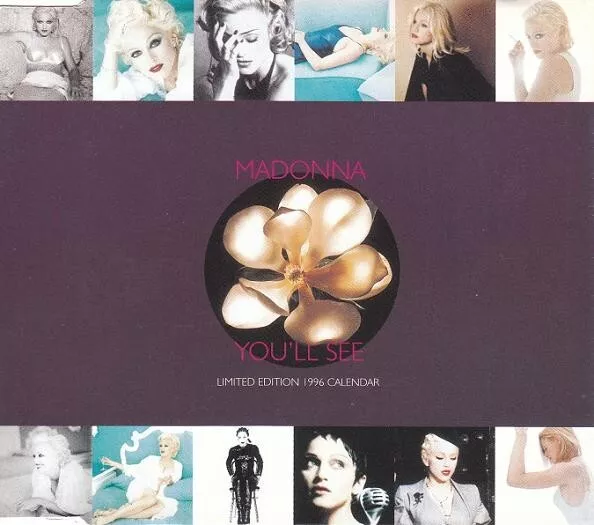 (38) Madonna – 'You'll See'- UK CD Single 1995-WO324CDX-No Calendar- New