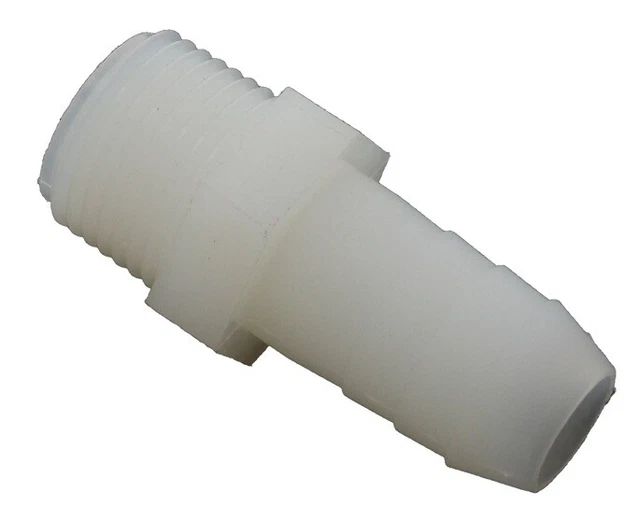 Flojet 91010006 Raccord 3/8" NPT filetage mâle x 12,5mm (1,2") raccord de tuyau,