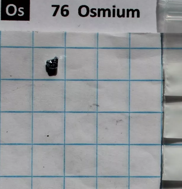 Osmium Metall Kristall 99,999% #13 0,43 gramm Metal Element 76