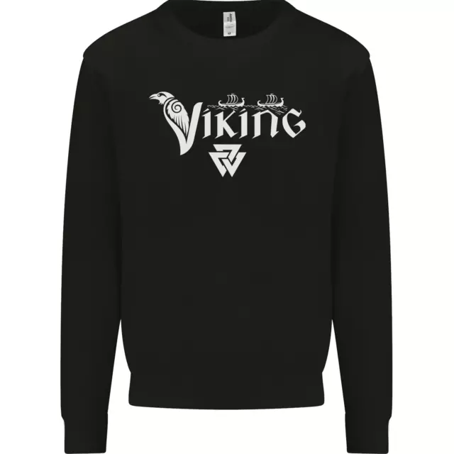 Viking Thor Odin Valhalla Norse Mythology Kids Sweatshirt Jumper
