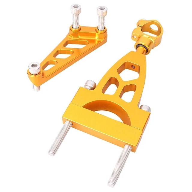 Steering Damper Stabilizer Mount Bracket For Honda CB400 VTEC 1999-2010 09 Gold