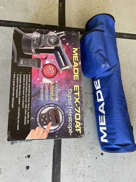 Meade ETX-70AT Digital Telescope With Autostar Computer Controller And Tripod