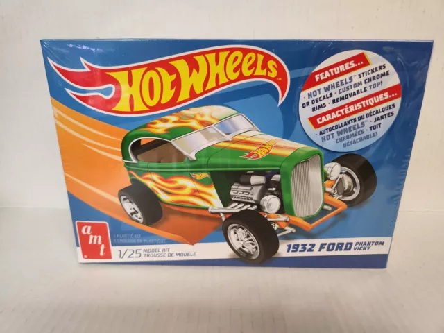 Amt 1932 Ford Phantom Vicky Hot Wheels - 1/25 Scale Model Kit Brand New Sealed