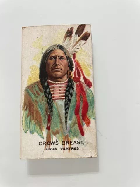 British American Tobacco Co Indian Chiefs (1930) - Crow’s Breast- No 3.