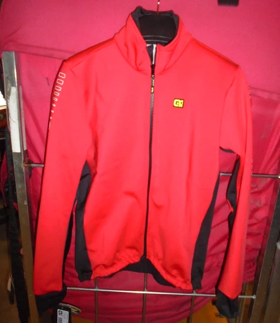 Alé Solid Fondo Men's Winter Jacket Size XXL RED/BLACK ! 2