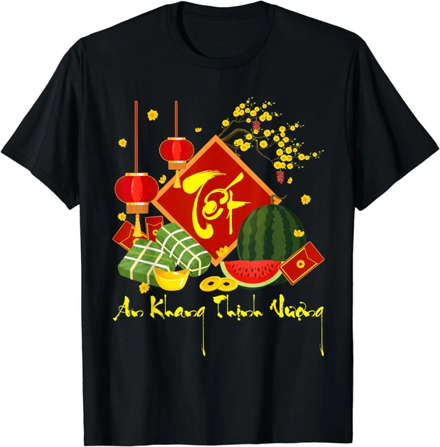 VIETNAMESE LUNAR NEW Year 2024 Tet Viet An Khang Thinh Vuong TShirt