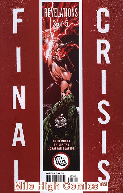 FINAL CRISIS: REVELATIONS (2008 Series) #3 VARIANT Near Mint Comics Book