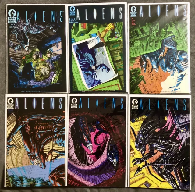 Aliens #1-6 Lot Dark Horse Comics All First Prints/High Grade 1988
