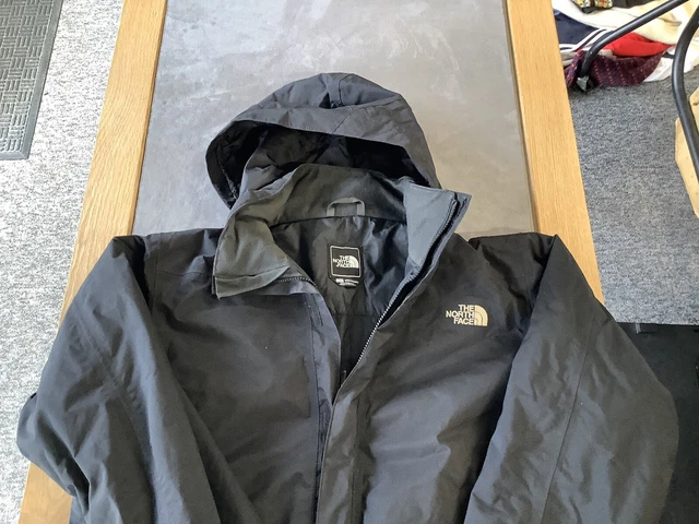 The north face mens hyvent waterproof jacket rain coat insulated with hood L 3