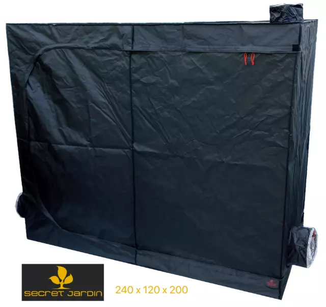 Grow Boite Tente 2.4 x 1.2 X 2m - Grand 19mm Poteaux 240 x 120 X 200 CM Room