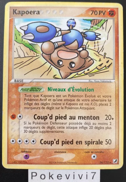 Carte Pokemon KAPOERA 26/115 Rare Bloc EX Forces Cachées FR OCCASION
