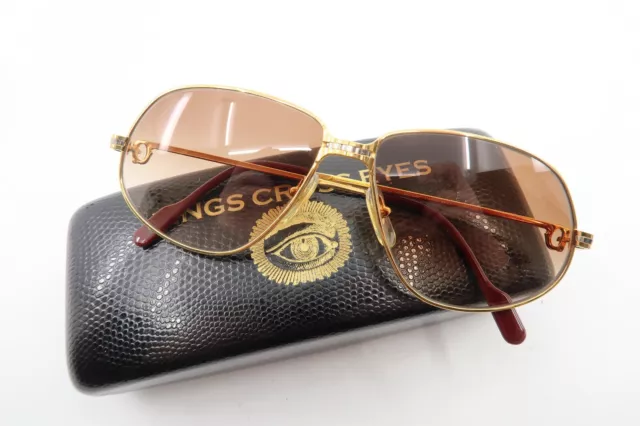 Vintage ©1988 Cartier PARIS gold plated sunglasses mod Panthere 59-14 140 FRANCE