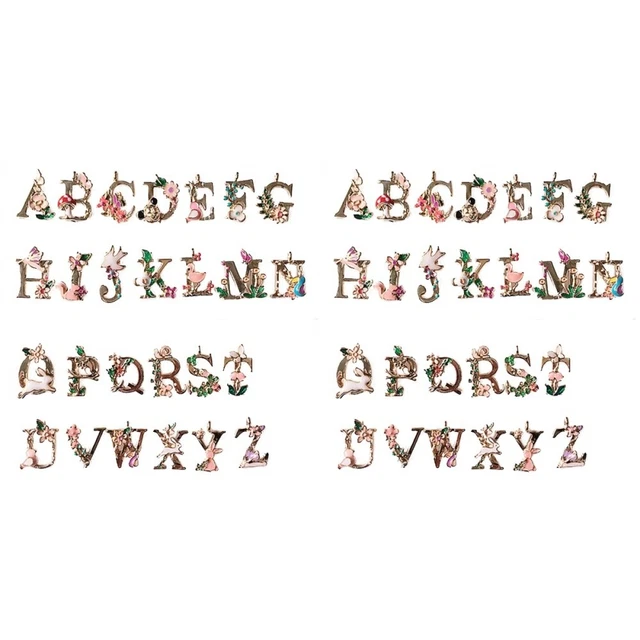 52 PCS 26 brief Charme Brief Anfänglichen Charme Alphabet Charms Schmuck Machen