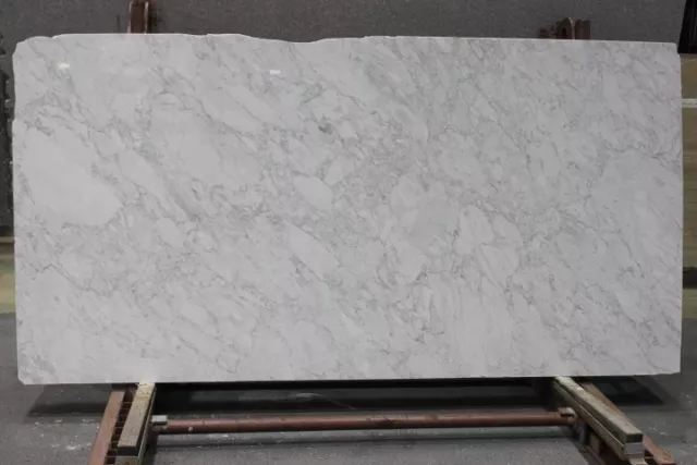 Arbeitsplatte Carrara C Tischplatte Natursteinplatte Steinplatte Marmor weiss