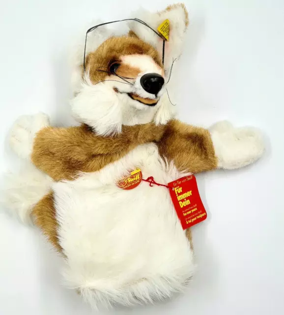 Steiff Fuchs Bausparkasse Schwäbisch Hall Handpuppe 7958/30 Rarität Sammler Neu