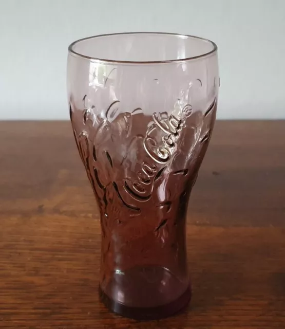 Coca Cola Purple Glass