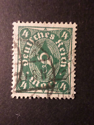 ALLEMAGNE EMPIRE GERMANY 1922/23, timbre 207 oblitéré,  COR DE POSTE, VF STAMP