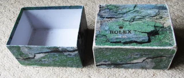 Rolex Submariner  Gmt Etc  1990 Period Genuine Outer Card  Box -- Deep Type