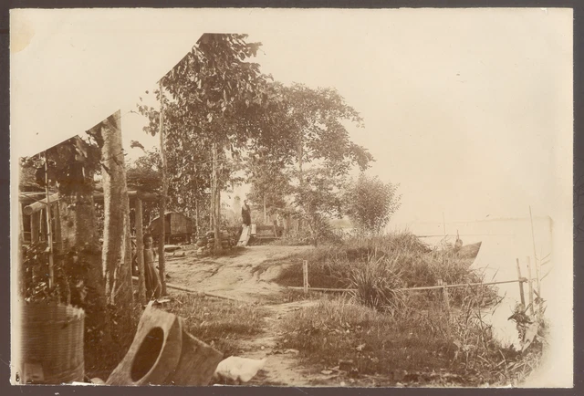 Indochine COCHINCHINE Vietnam, Habao, Vintage citrate print 1902 - 12x18 cm
