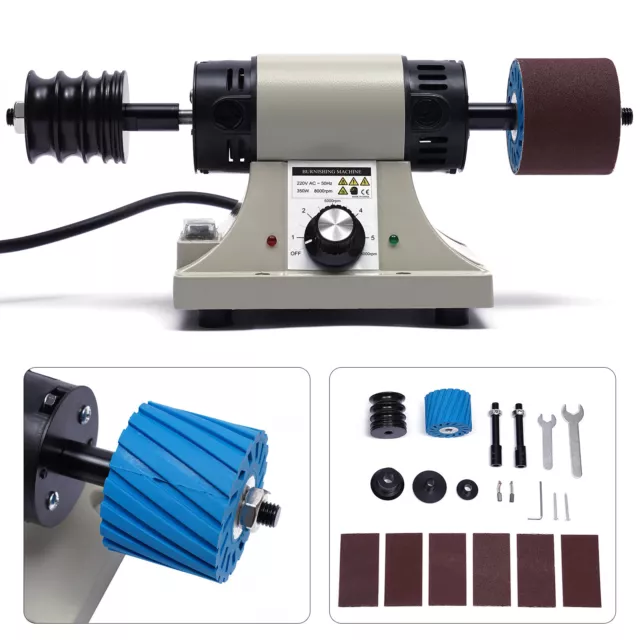 Máquina de pulido de cuero tampón de molienda de borde de cuero 8000 rpm 110 V