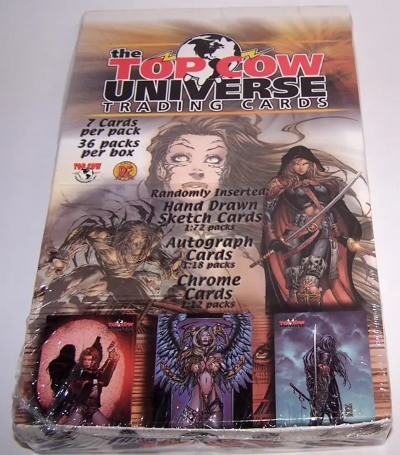 The Top Cow Universe Trading Cards 7 Cards Pack 36 Packs Box Sealed 2002