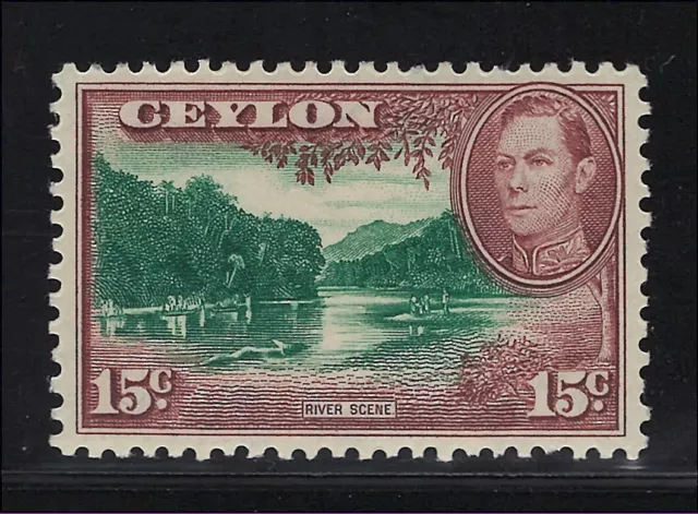 Ceylon Scott # 282 MNH Single George VI 1938-52