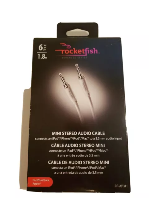 Rocketfish 6ft. Stereo Audio Cable RF-AP311