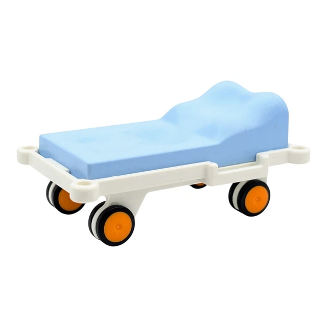 PLAYMOBIL CAMILLA AZUL/BLANCA hospital médico ciudad emergencia