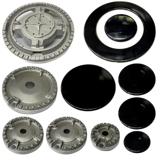 Kit 4 Bruciatori + Piattelli Piano Cottura Cucina Gas La - Foto 10