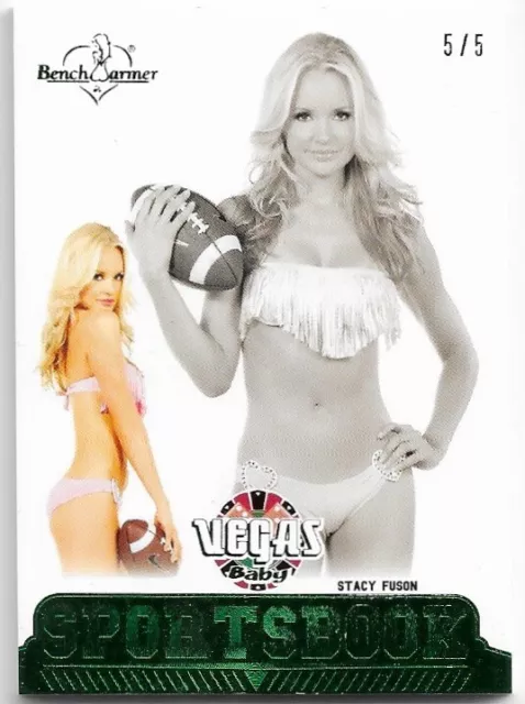 2024 Benchwarmer Emerald Archive Stacy Fuson Vegas Baby Sportsbook Card /5 5/5