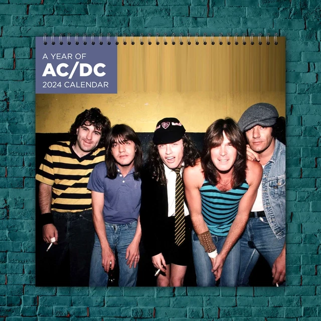 AC/DC CALENDAR 2024 AC/DC 2024 Celebrity Wall Calendar, 2024 Calendar