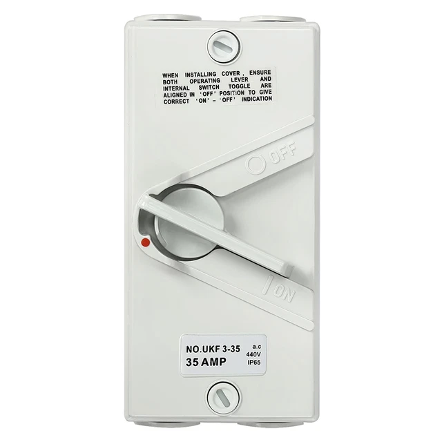 35A 440V WALL Mounted Disconnector Switch 3-pole Isolation Switch ...