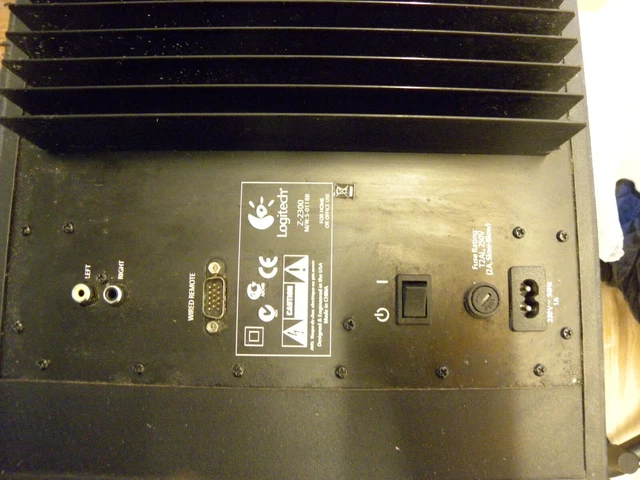 LOGITECH Z-2300 2.1 THX Hifi System Computer Lautsprecher Subwoofer ...