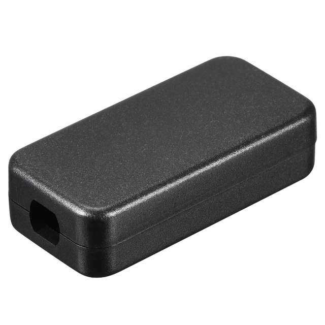 6 pezzi mini scatola di distribuzione antipolvere 40x20x10,5 mm per progetto elettrico nero