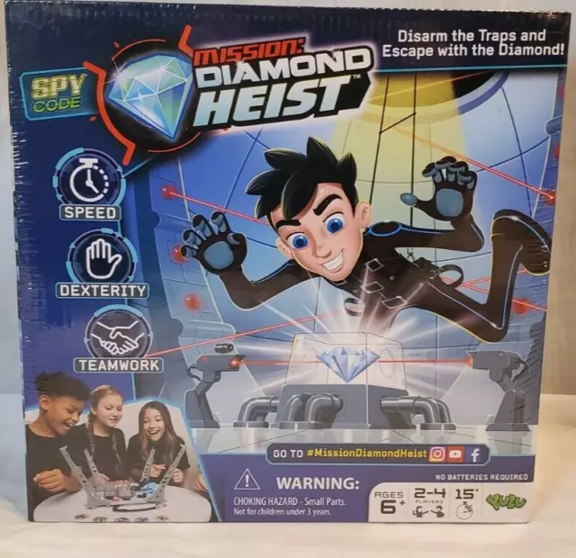 Spy Code Mission Diamond Heist Game Speed Dexterity Teamwork by Yulu