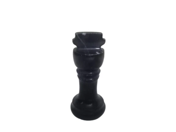 Replacement Chess Piece King Black Marble 2.5" Handmade for Marble/onyx board-C6