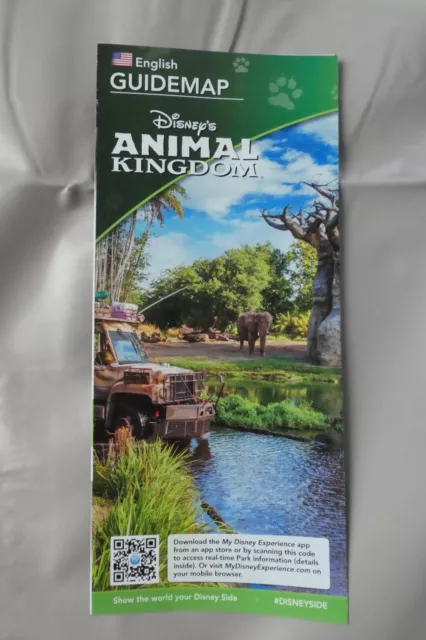 Walt Disney World Animal Kingdom theme park map - 2015