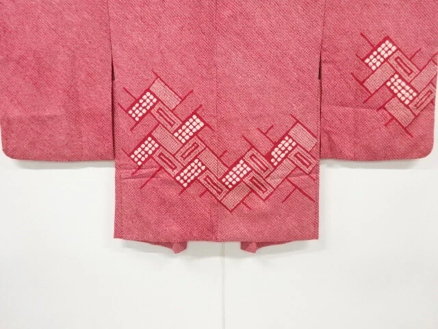 6763718: Japanese Kimono / Vintage Haori / All Shibori / Higaki Pattern
